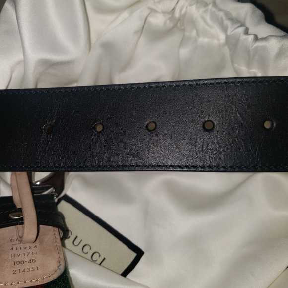 Gucci Belt Classic Design Red/Green - Picture 3 of 4